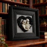 Skeleton Couple Hugging 3d Wall Sculpture (display 1)