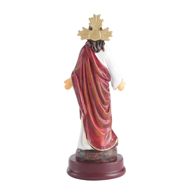 10-Small Sacred Heart Jesus Statue white background 4