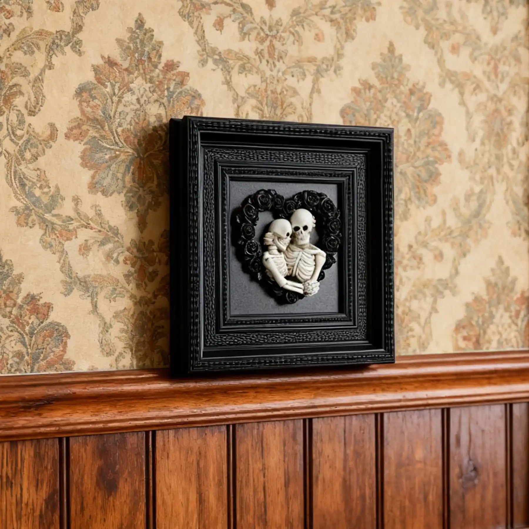 Skeleton Couple Hugging 3d Wall Sculpture (display 9)