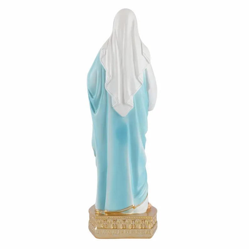 14-immaculate heart of mary statue white background 7