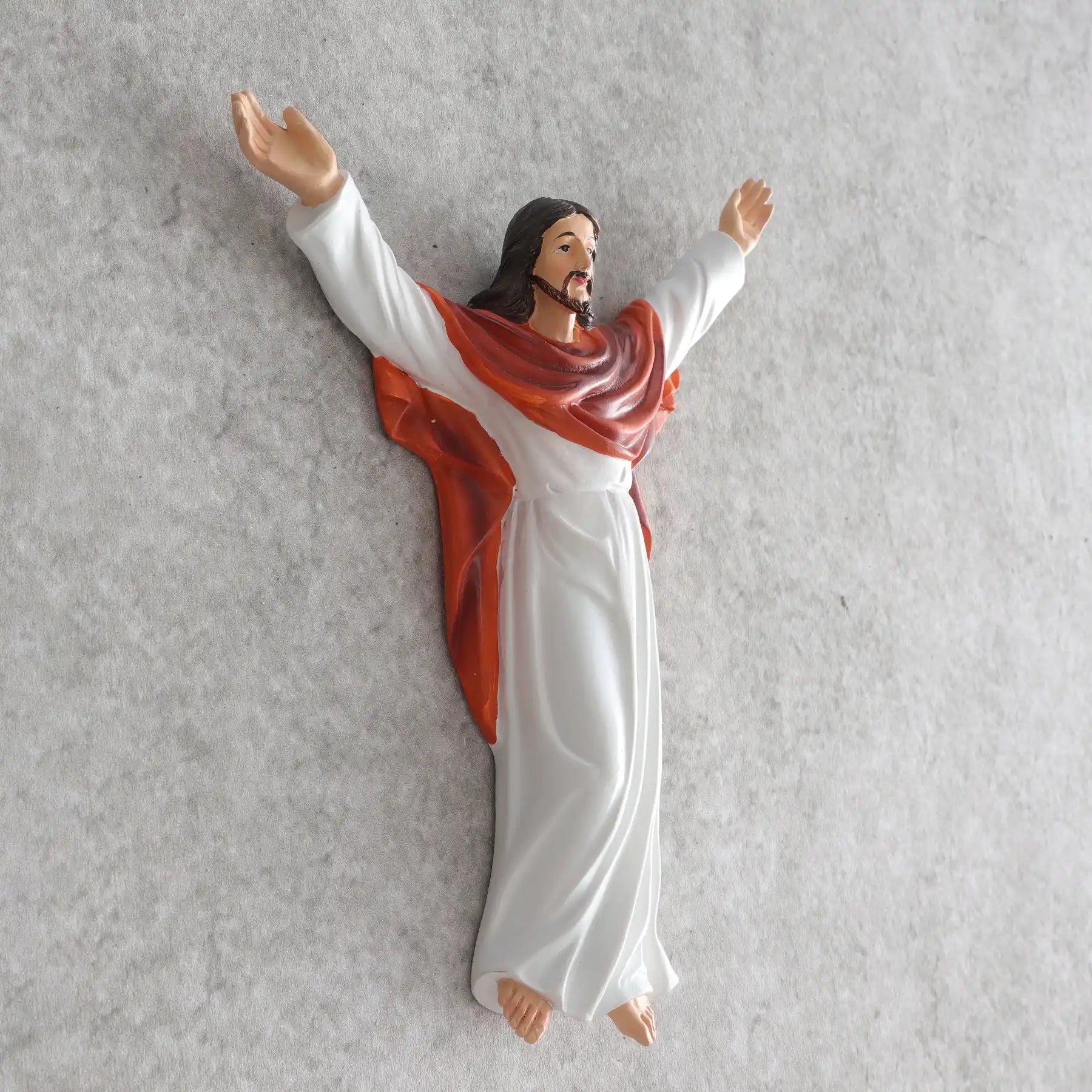 Risen Christ Wall Statue 8.7", Jesus with Open Arms (display 6)