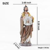 3-st jude thaddeus statue patron saint of hope size label