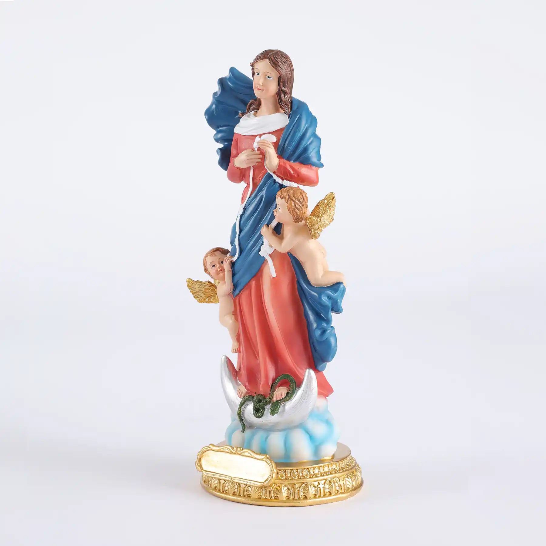 Our Lady Untier of Knots Statue 11.5" & 8.5", Mary Undoer of Knots Figurine (display 13)
