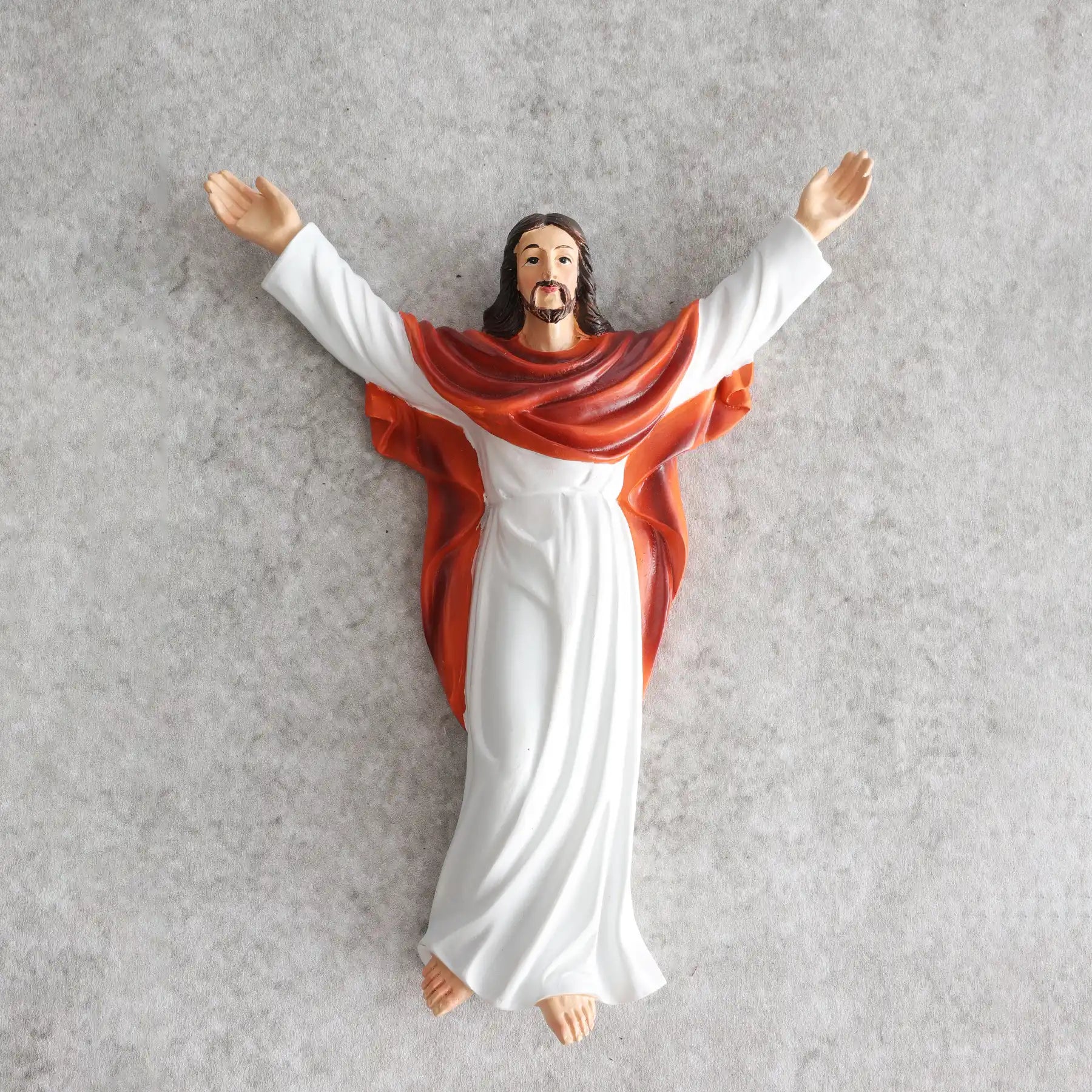 Risen Christ Wall Statue 8.7", Jesus with Open Arms (display 7)