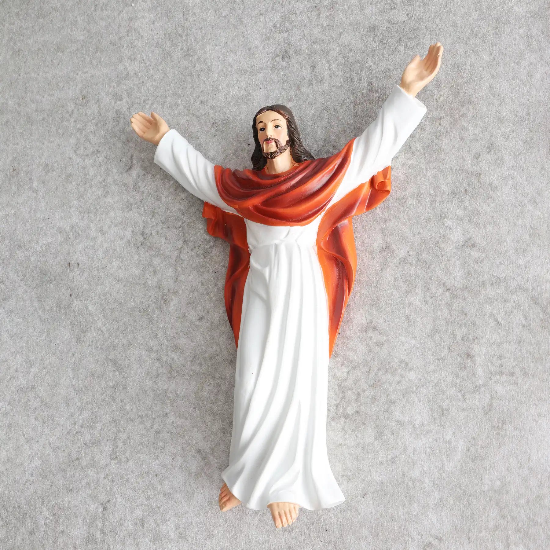 Risen Christ Wall Statue 8.7", Jesus with Open Arms (display 8)