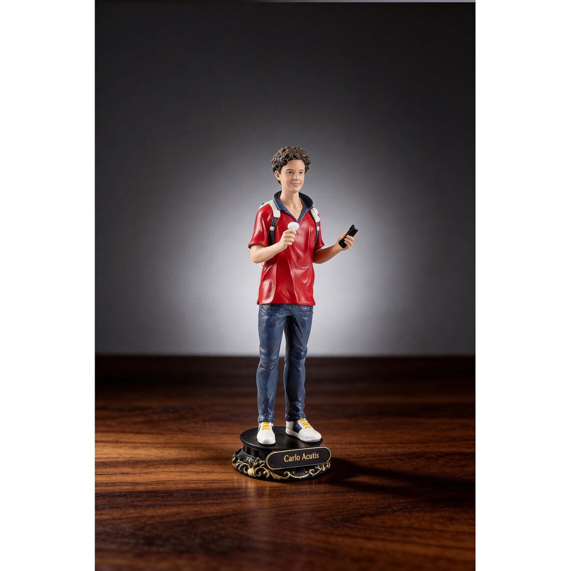 Blessed St. Carlo Acutis Statue, Patron Saint of Internet, Millennial Youth Figurine