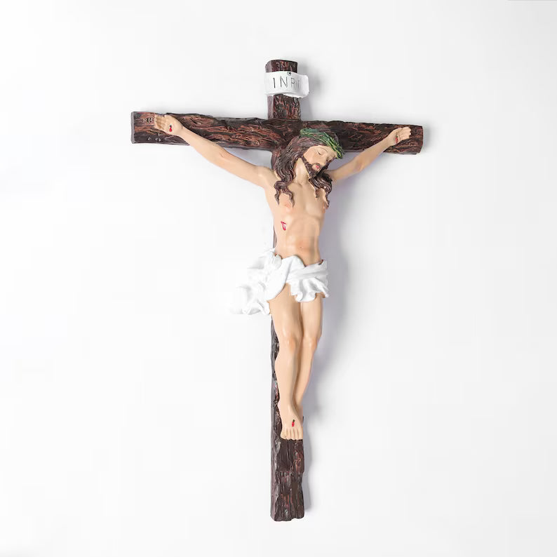 9-realistic jesus crucifix statue white background 2
